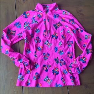 Tzu Tzu Pink Graphic Sweatshirt